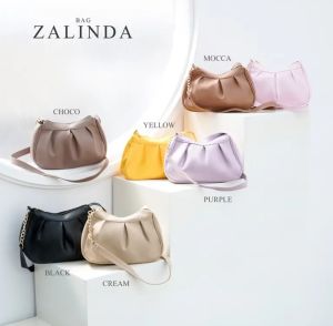 SHOULDER BAG ZALINDA PREMIUM/ TAS SELEMPANG WANITA POLOS LIFY BAG/ TAS JALAN JALAN OOTD KOREAN B AS G STYLE