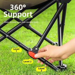 LINSI | 3-Level Adjustable Foldable Outdoor Chair