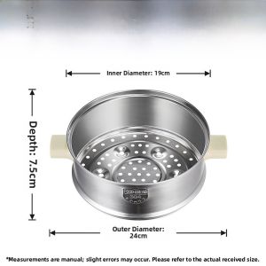 Energy Saving Automatic Steamer Pot Multi Layer Triple Mini Kitchen Cooking Utensil Honghui C1 A2 Base Accessories