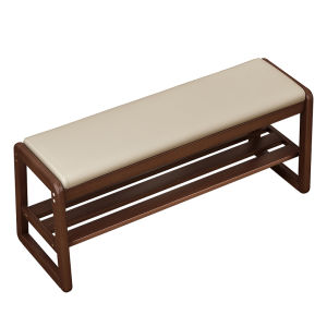 ZHUSHANXIA | High-end Wooden Entryway Shoe Bench with Storage