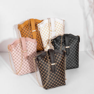 Fall Polka Dot Women's Phone Bag: 2022 Trendy Minimalist Single Shoulder Small Crossbody Vertical Style Square Handbag