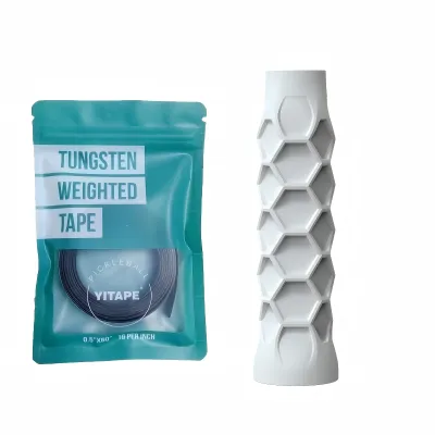 YITAPE Tungsten Weighted Tape for Pickleball Paddle with Grip Sleeve Non-Toxic Lead Tape Alternative Power Balance Control