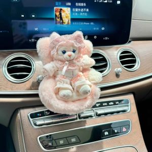 Cute Safety Seat Car Gift for Girlfriend Birthday Present Practical Creative Gift Box Female Version Bubble Mat Labubu