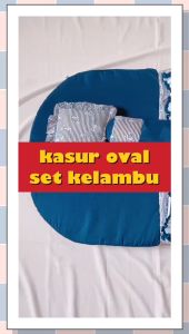 Kasur Lipat Bayi Dengan Kelambu Bantal Guling Bisa dicuci bentuk oval hadiah lahiran