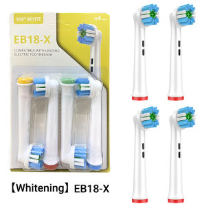 4 pcs Replacement Toothbrush Heads for Oral B Braun  Professional Electric Toothbrush Heads Precision Clean Brush Heads Refill Compatible with Oral-B 7000/Pro 1000/9600/ 5000/3000/8000