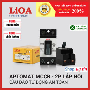 Aptomat khối LiOA - Cầu dao tự động an toàn lắp nổi - At cóc cho điều hòa bình nóng lạnh