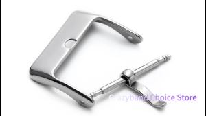 316L Thép Không Gỉ Dây Đồng Hồ Khóa 16mm 18mm 20mm Dây Đeo Kim Loại Nguyên Khối Nút Khóa Cho Dây Đeo Bằng Da Silicone Phụ Kiện