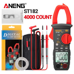 ANENG | ANENG ST182 digital clamp multimeter fully automatic range backlight data retention NCV induction electrician maintenance tool