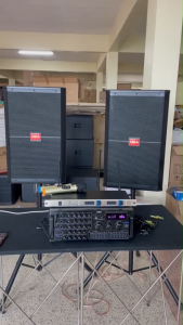 WEMICGLOBALSOUND ตู้ลำโพง15นิ้วไม้อัดแท้ กำลังขับ600W*2พร้อมแอมป์ขยายเสียงMB7000 มีบลูทูธ ขับลำโพง12-15นิ้วได้