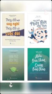Sách: Combo Thay Đổi Một Suy Nghĩ + Trở Thành Phiên Bản Tốt Hơn + Hiểu Bản Thân+ Hạnh Phúc Đích Thực