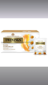 Twinings Chamomile Tea – 25g | Calming Floral Herbal Tea 20 Tea Bags 100% Original | Ships from Korea | Delivery Time: 8 Days