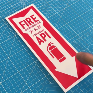 Fire extinguisher. Fire Extinguishers. fire extinguisher Sticker Sign Signage Board. English BM Bahasa Malaysia Chinese Mandarin.