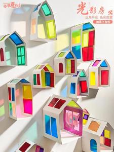 Vật Liệu Thủ Công Mỹ Nghệ Cho Trẻ Em Vật Liệu Dán Sáng Tạo Cho Sân Chơi Sáng Tạo Tấm Giấy Thủy Tinh Nhiều Màu Vật Liệu Trang Trí