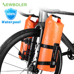 NEWBOLER 2025 Portable Waterproof Bike Fork Bag 5L Portable Bike Bag Electric Scooter Bag Bicycle Front Bag Bicycle Fork Bag