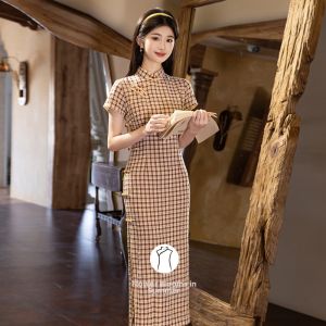 Vintage Artistic Long Cheongsam