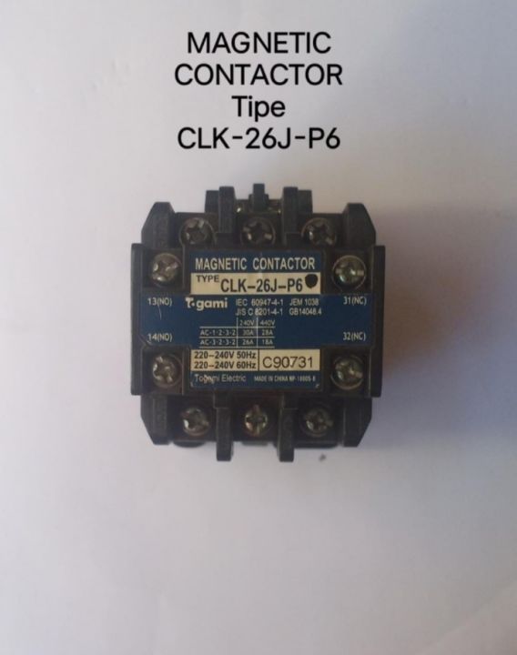 CONTACTOR AC DAIKIN TOGAMI ELECTRIC CLK26JP6 ORIGINAL Lazada Indonesia