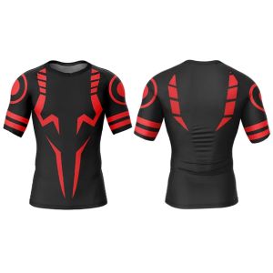 2024 Fashion New T-Shirt For Men Gym Graphic Anime Jujutsu Kaisen 3D Print Fitness Undershirt Tee Oversized Men Clothing Tops