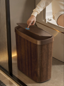 Kaman | Large Capacity Slender Kitchen and Bathroom Trash Can