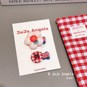 JoJo Childrens Hair Accessories Sweet Cute Flower Hair Clips Set Baby Full Coverage Clips Girls Side Clips Hair Cards