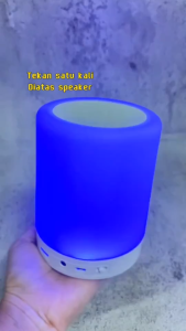 Speaker Lampu Sentuh Warna Smart Touch Lamp Bluetooth Speaker