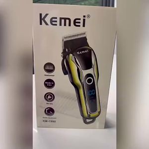 Top tier store KEMEI KM-1990แบตเตอเลี่ยนตัดผมไร้สาย แบตตาเลี่ยนแกะลาย แบตเตอร์เลี่ยนไฟฟ้า อุปกรณ์ตัดผม