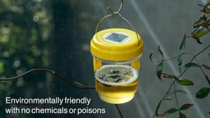 Say goodbye to annoying fly infestations solar fruit fly trap Working as usual at night using lights to attract attention perangkap lalat buah Easy to use and safe fruit fly killer lalat perangkap 果蠅誘捕器