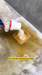 Bột thông cống khử mùi xử lý nghẹt đường ống nước lọ 260g (Nghẹt do chất thải hữu cơ)