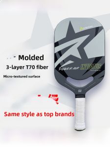 Acsion Polar Star Pickleball Racket Full Set Carbon Fiber T700 Professional Sports Fitness Fans Goods Yoga Equipment