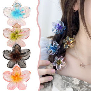 Đầy Màu Sắc Hoa Kẹp Tóc Nhỏ kẹp tóc Cho Cô Gái Hoa kẹp tóc Bohemia hình dạng cánh hoa Claw Clip Ngọt Ngào Phụ kiện tóc