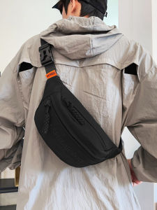 Crossbody Bag Mens Trendy Chest Bag Men Backpack Waist Bag Womens Sports Shoulder Dumpling Bag Boys Small Mobile Phone Crossbody Bag