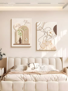 2024 New Arrival Cream Style Bedroom Bedside Decorative Painting Fancy Abstract Art Painting Living Room Log Style Mural
