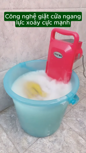 Máy giặt mini kẹp xô DEKE GT-10 có hẹn giờ và đảo chiều xoáy cực mạnh cho sinh viên và em bé