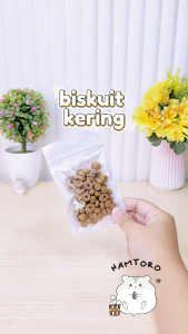 Snack Hamster Biskuit kering 15g bentuk Campur DonatIkanBulat Makanan Landak mini