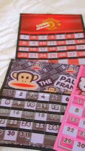 ปฏิทินออมเงินลายมุมิน