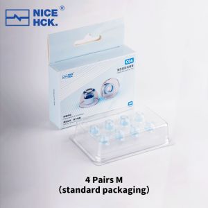 NICEHCK C04 Liquid Silicone Eartips Noise Lsolating Soft Expand Soundstage IEMS Accessory for NX8 Himalaya DaVinci Explorer GATE