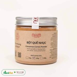 Bột quế nhục Noom với 100% từ vỏ quế không da lâu năm | Bột gia vị thảo dược