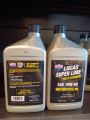 LUCAS OIL SEMI/FULLY SYNTHETIC 10W40 10W50 MOTORCYCLE ENGINE OIL MINYAK HITAM. 