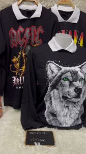 เสื้อPolo เสื้อโปโล ชาย แขนยาว คอปกผ้าคาตตอล พร้อมส่ง