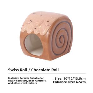 Tafit | Swiss Roll Hamster Nest Ceramic Ice House