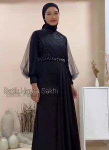Gamis Amara Widbatik & Dres Seragam Brukat Modern Terbaru 2024