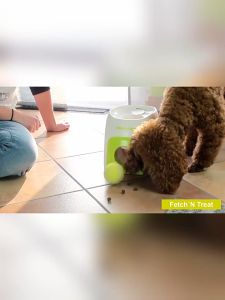 Pet Cat Dog Automatic Ball Launcher Toy For Dog Interactive Trainning Toys Balls Food Reward Machine