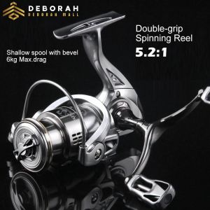 Máy Câu Đứng Nhẹ Máy Câu Cá Hai Tay Cầm SW1500S-3000S Tỷ Lệ Tốc Độ Trục Câu Cá Tối Đa 5.2 Lô Cước Kim Loại: 1 6KG Series Tỷ Lệ Bánh Răng 5.2:1 Cuộn Dây Kim Loại Cho Câu Cá - Lazada