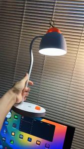 AOKI Lampu belajar premium USB-C super terang tombol dimmer gantung