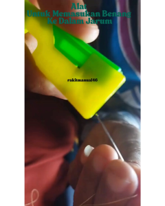 Alat Bantu Memasukan Benang Kedalam Jarum / Mata Nenek Plastik Needle Threader Jarum Kecil