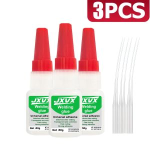 JXVX 50g Welding High Strength Oily Glue - Universal Superglue Mighty Instant Glue for Resin Ceramic Metal Glass