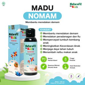 Madu Demam Anak Nomam Naturafit For Kids Atasi Demam Anak Ampuh