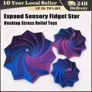 3D Printing Octagonal Handle Spiral Tower Magic Geometric Three-dimensional Desktop Spiral Childrens Decompression Toy