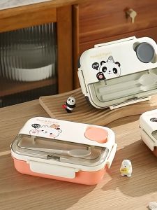 1250ml Capacity cartoon lunch box /Leak-Proof Bento Box