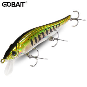 GOBAIT Sinking Minnow Lure 14.5g 11.5cm Gravity Transfer Long Casting 3 Hooks Gear Pesca 3D Eyes Jerkbait Tackle Fishing Bait
