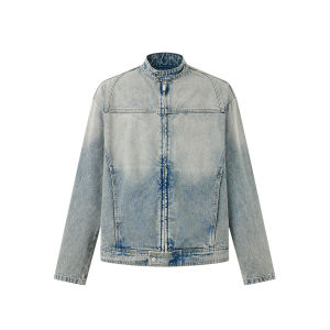 CHINISM | Vintage Distressed Washed Mens Harrington Jacket